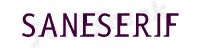 Saneserif